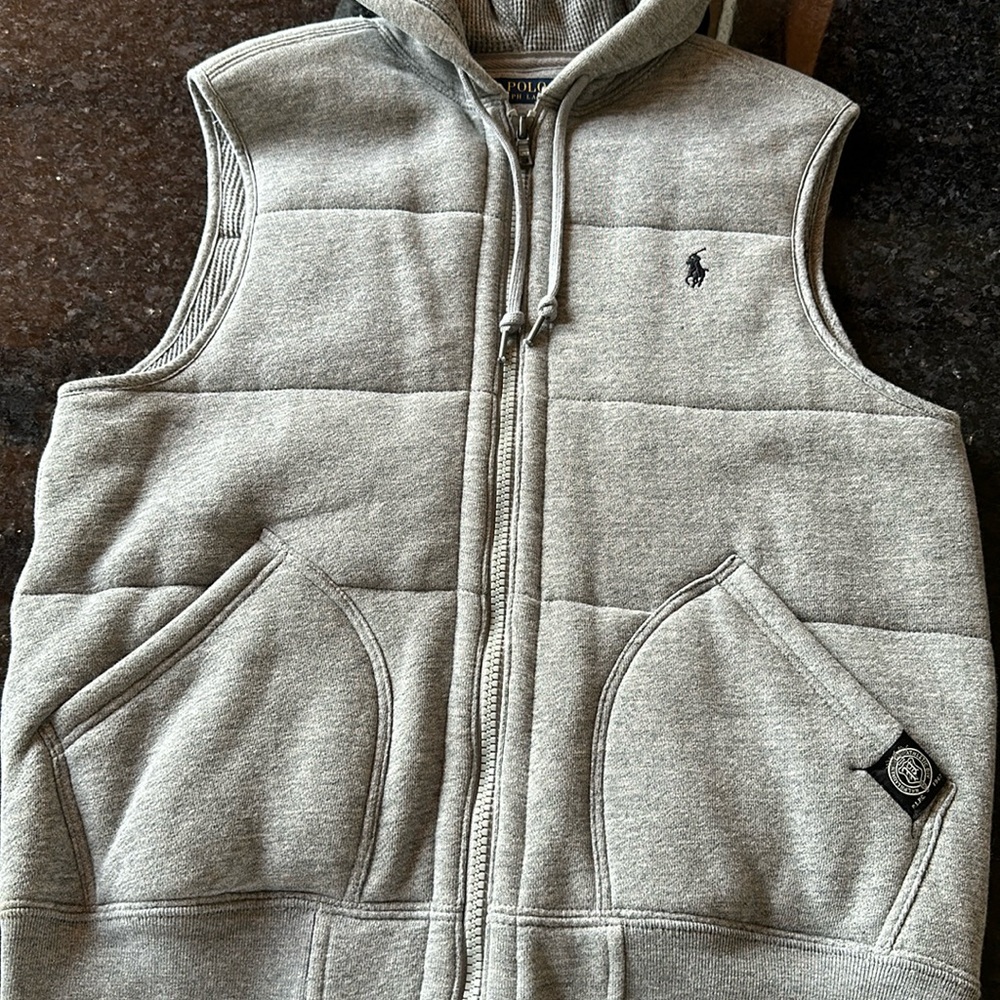Ralph Lauren sweatshirt vest with hood